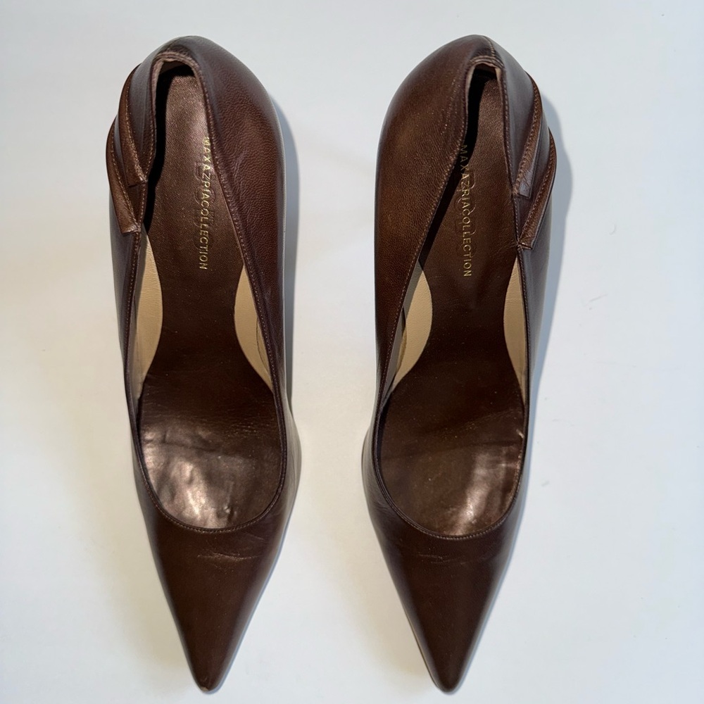 Max Azria Collection Vintage Bronze Erin Pumps. 4 inch heel.
